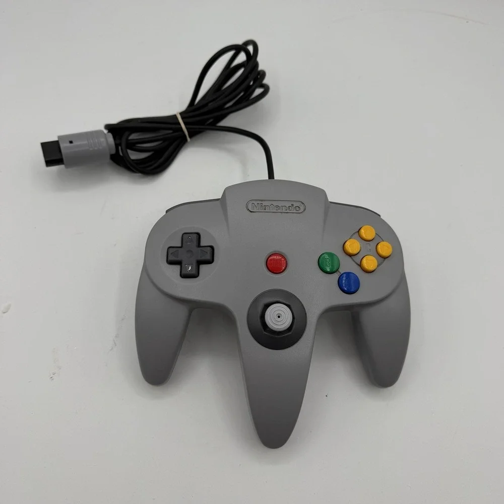 Nintendo N64 Gray Controller NUS-005 Tight Stick OEM Authentic TESTED